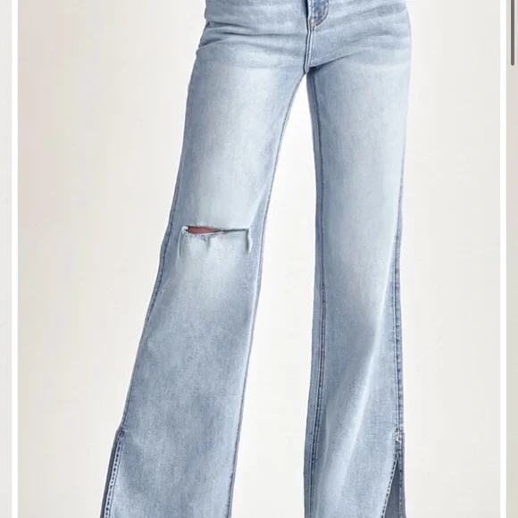 RISEN wide leg jeans 11/30 - Picture 1 of 7